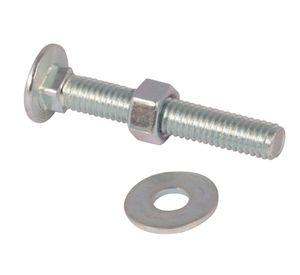 Perno coche 3/8 x 2 1/2'' pavonado 20 unidades Imporper