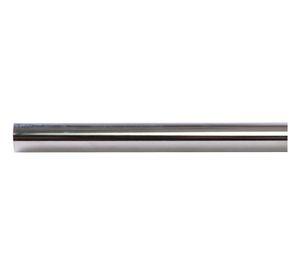 Tubo cortina 16 mm 1 m liso cromado Metalhsa