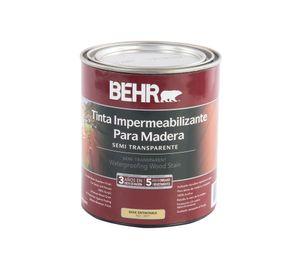 Protector de madera 1/4 galón semi transparente Behr