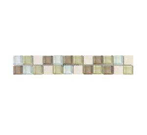 Listel 3x5x30 cm vidrio sabbia esmaltado / mármol Norglas