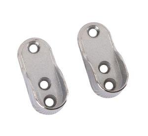 Soporte pared barra closet cromo x2 unidades hbt