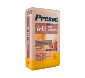 Mortero pega albañilería normal  A01 predosificado 25 kg