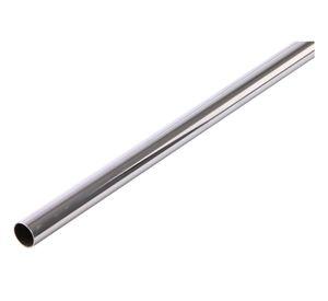 Tubo cortina 16 mm 1,5 m cromado Metalhsa