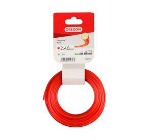 Nylon cortac茅sped 15 m 2,4 mm naranjo Oregon
