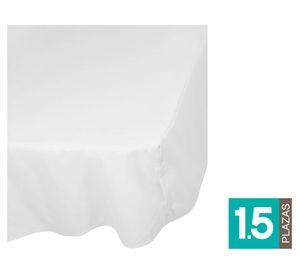 Faldón 1,5 plazas cm liso blanco Cotidiana