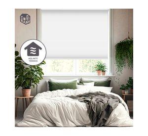 Cortina roller blackout 150x165 cm gris claro