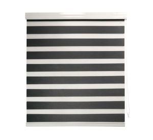 Cortina roller zebra 120x250 cm gris oscuro