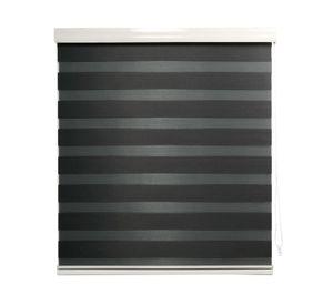 Cortina roller zebra 120x250 cm gris oscuro