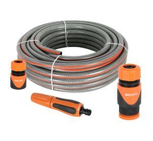 Kit manguera 1/2'' 20 m gris/naranjo Roots