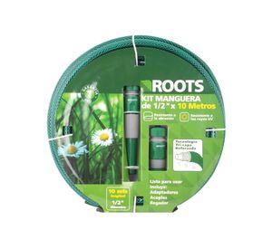 Kit manguera 1/2'' 10 m verde Roots