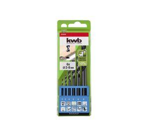 Set 6 brocas 2,3,4,5,6,8 mm 258806 KWB