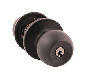 Cerradura pomo acceso bola negro Arnik