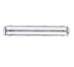 Equipo estanco 2L LED 66cm blanco/gris Drl