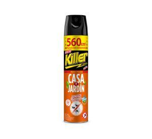 Insecticida spray killer hogar y jardín 560 cm3 8,5x7 cm naranjo Killer