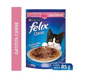 Alimento húmedo gatitos sabor Carne 85 g