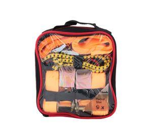 Set correas de amarre carga Packer Star naranjo 9 piezas KWB
