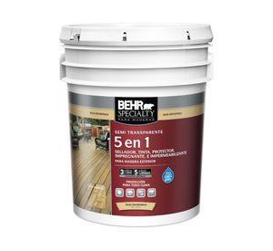 Protector de madera 1 tineta semi transparente Behr