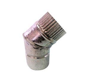 Codo galvanizado 4'' espesor 0,35 mm Aceros de la Rivera