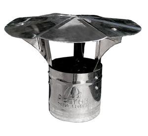Tapa gorro Chino 4" 0.35 mm  gris 24x19x10.1 cm