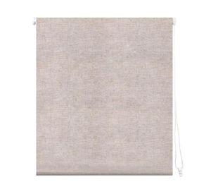 Cortina roller blackout 140x165 cm textura crudo