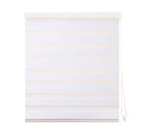 Cortina roller zebra 160x250 cm blanco Cotidiana
