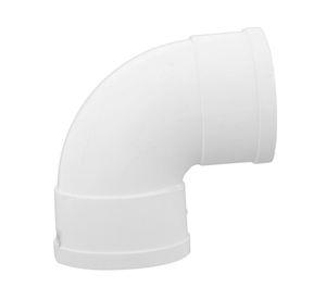 Codo 87,5º H-H PVC blanco