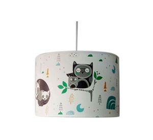 Lámpara colgar 1L E27 Animales blanco Concept Lighting