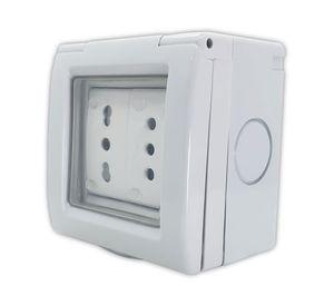 Enchufe caja sigma 10/16A IP55 gris Kalop