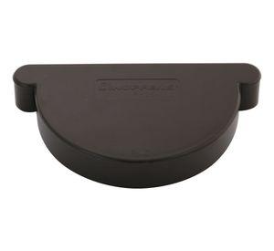 Tapa canaleta PVC café