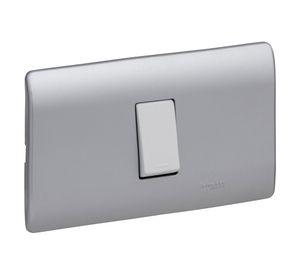 Placa armada interruptor 16A 9/12 Génesis lien Schneider