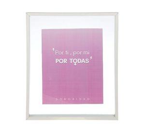 Marco flotante 20x25 cm blanco