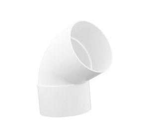 Codo 65º H-H PVC blanco