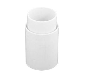 Copla de bajada PVC blanco