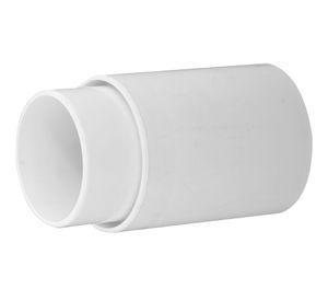 Copla de bajada PVC blanco
