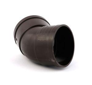 Codo 87,5º H-H PVC café