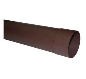 Tubo bajada canaleta 3 m PVC marrón