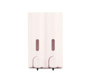 Dispensador jabón doble 380 ml blanco Cotidiana