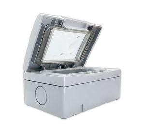 Caja sigma 3 módulos gris Kalop