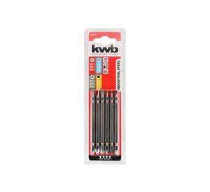 Punta doble 1/4'' 100 mm 6 piezas KWB