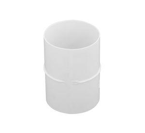 Copla de bajada PVC blanco