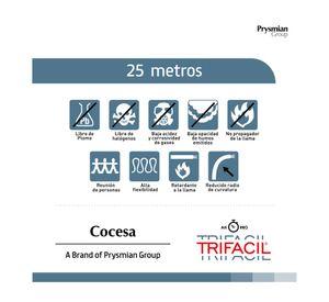Cable trifácil evaflex 1,5 mm 25 m Cocesa
