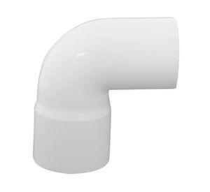 Codo 87,5º M-H PVC blanco