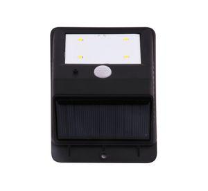 Aplique solar muro 1L LED mini negro ByP