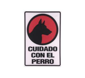 Señalética 30x20 cm cuidado con el perro RFX