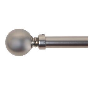 Barra extensible 120/210 cm esfera nickel satinado