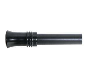 Barra extensible 120/210 cm tope negro Cotidiana