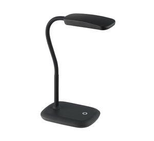 Lámpara escritorio LED 280 lúmenes Kozma touch negro