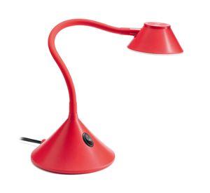 Lámpara escritorio LED Moses rojo