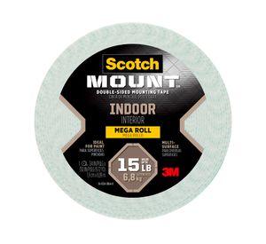 Cinta montaje doble faz Interior 1.9 cm x 8.89 m blanco