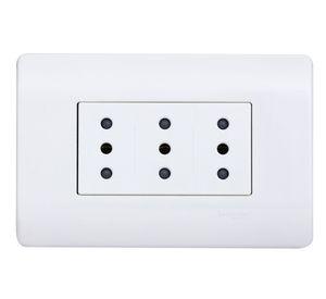 Placa armada toma corriente 3M Génesis Schneider